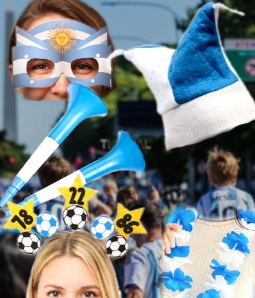 COMBO HINCHADA MUNDIAL PARA 100 PERSONAS 146 PRODUCTOS